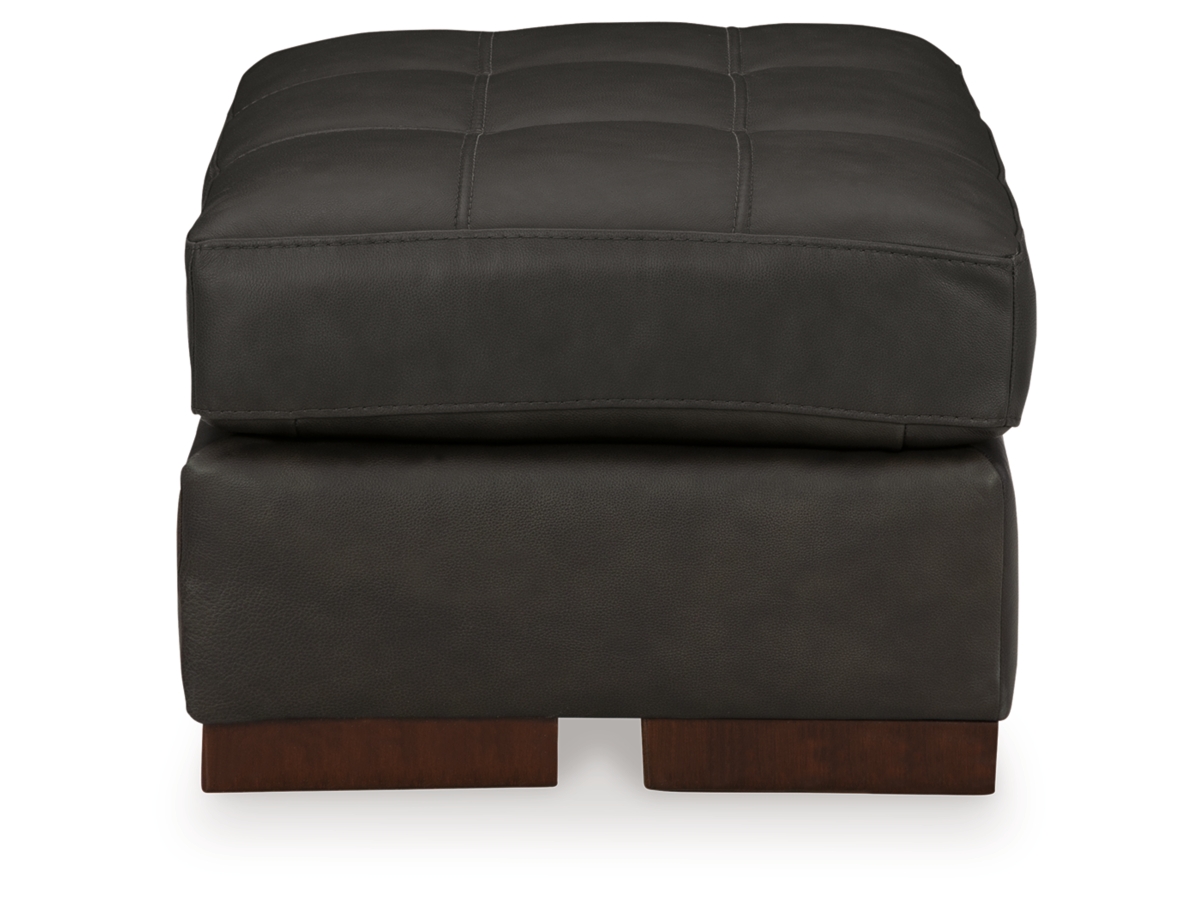 アシュレイ　オットマン Genoa Leather Ottoman | Ashley