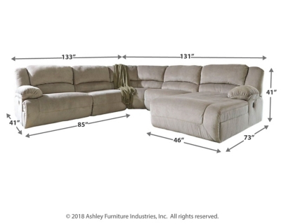 Toletta deals reclining sectional