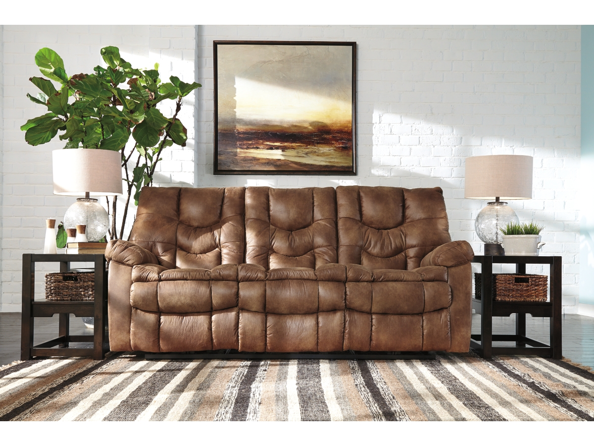 Darshmore glider reclining loveseat with console by ashley homestore discount