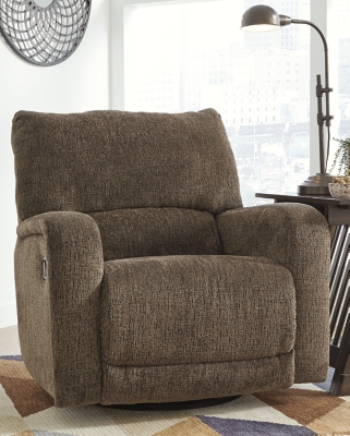 Wittlich Swivel Glider Recliner, Umber, rollover