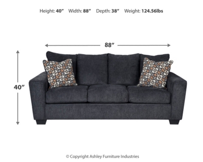 Wixon slate deals sofa and loveseat