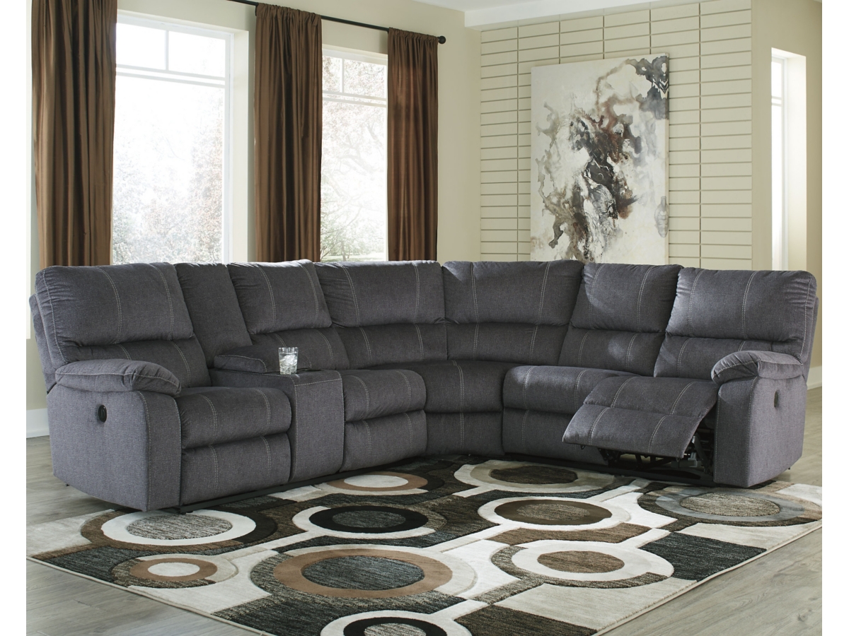 Urbino 3 Piece Power Reclining Sectional Ashley