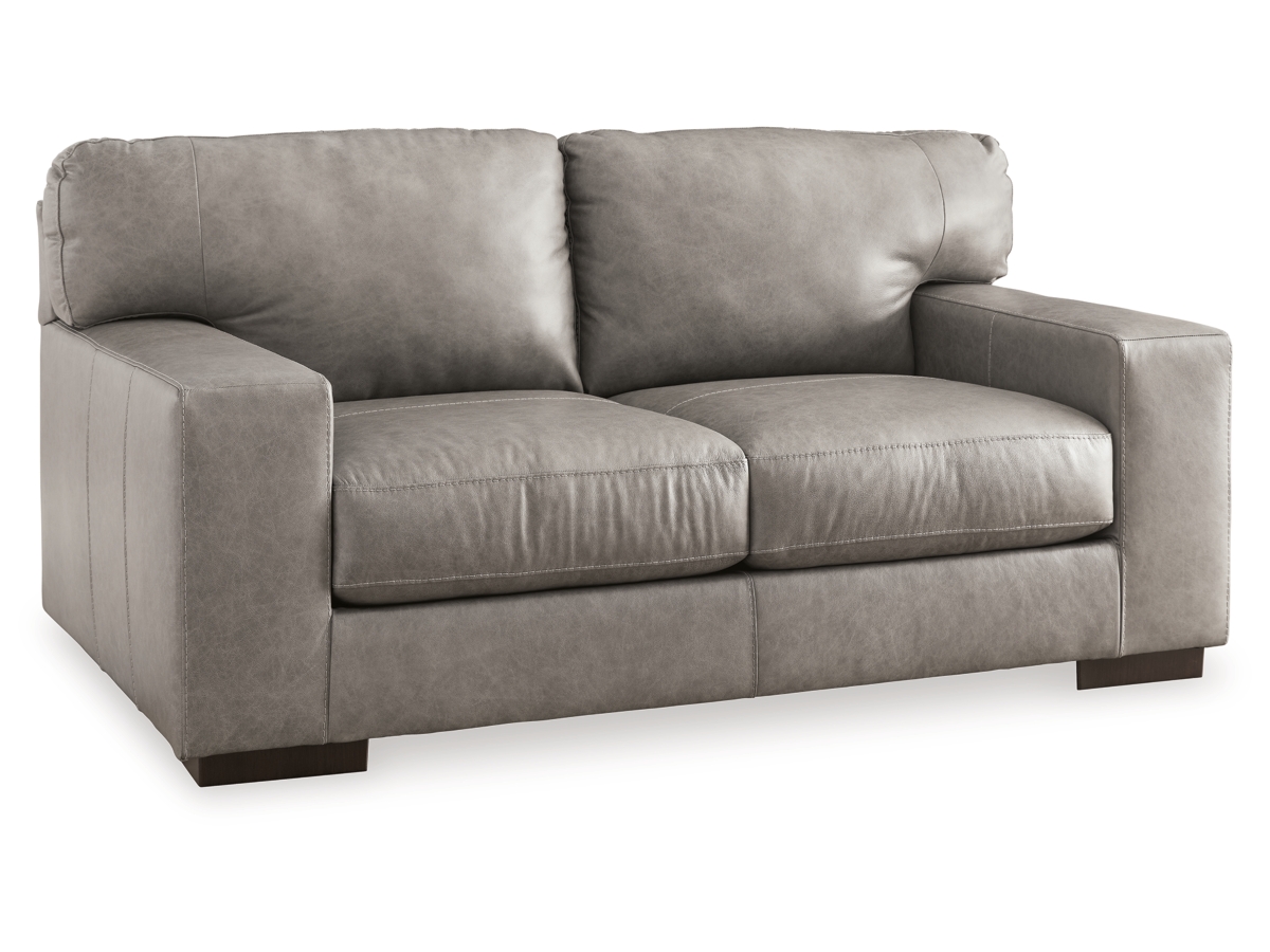 Lombardia Leather Loveseat | Ashley
