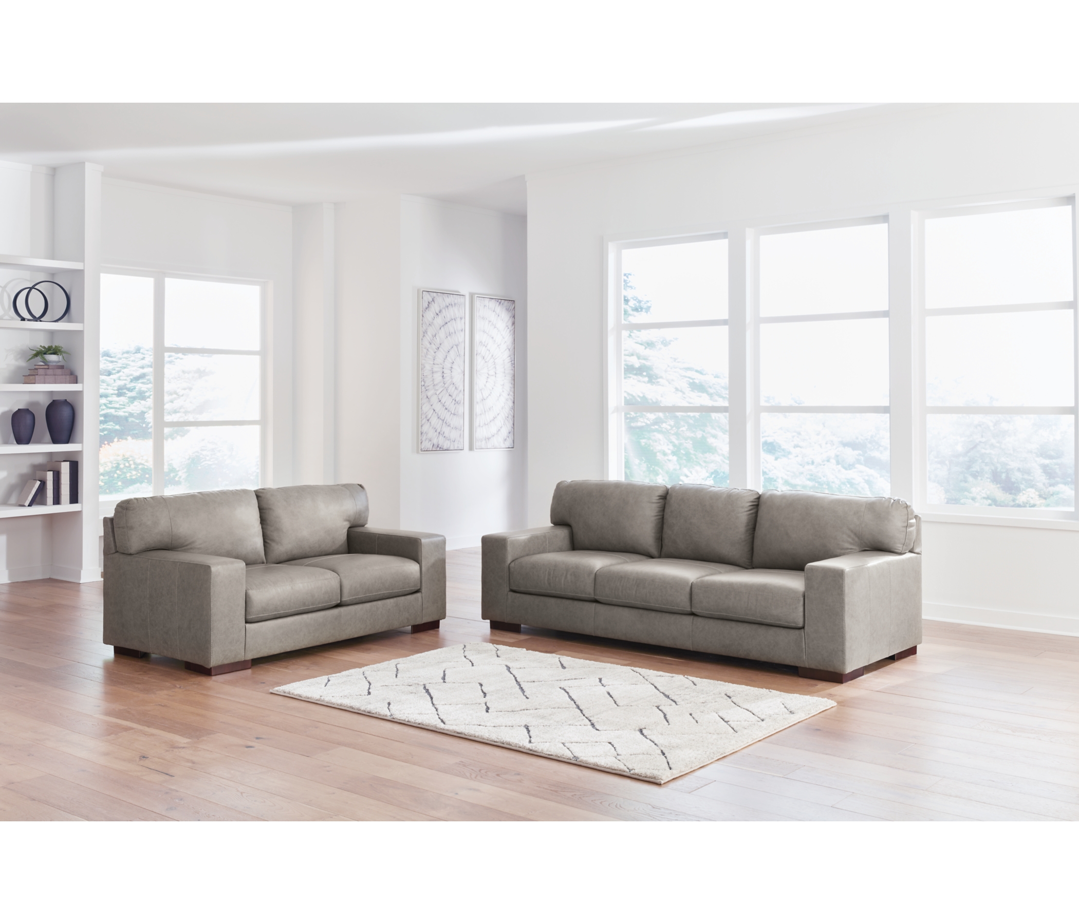 Lombardia Sofa and Loveseat, Fossil, large