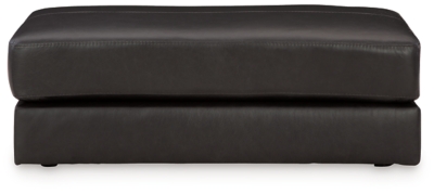 Amiata Oversized Accent Ottoman, Onyx, large