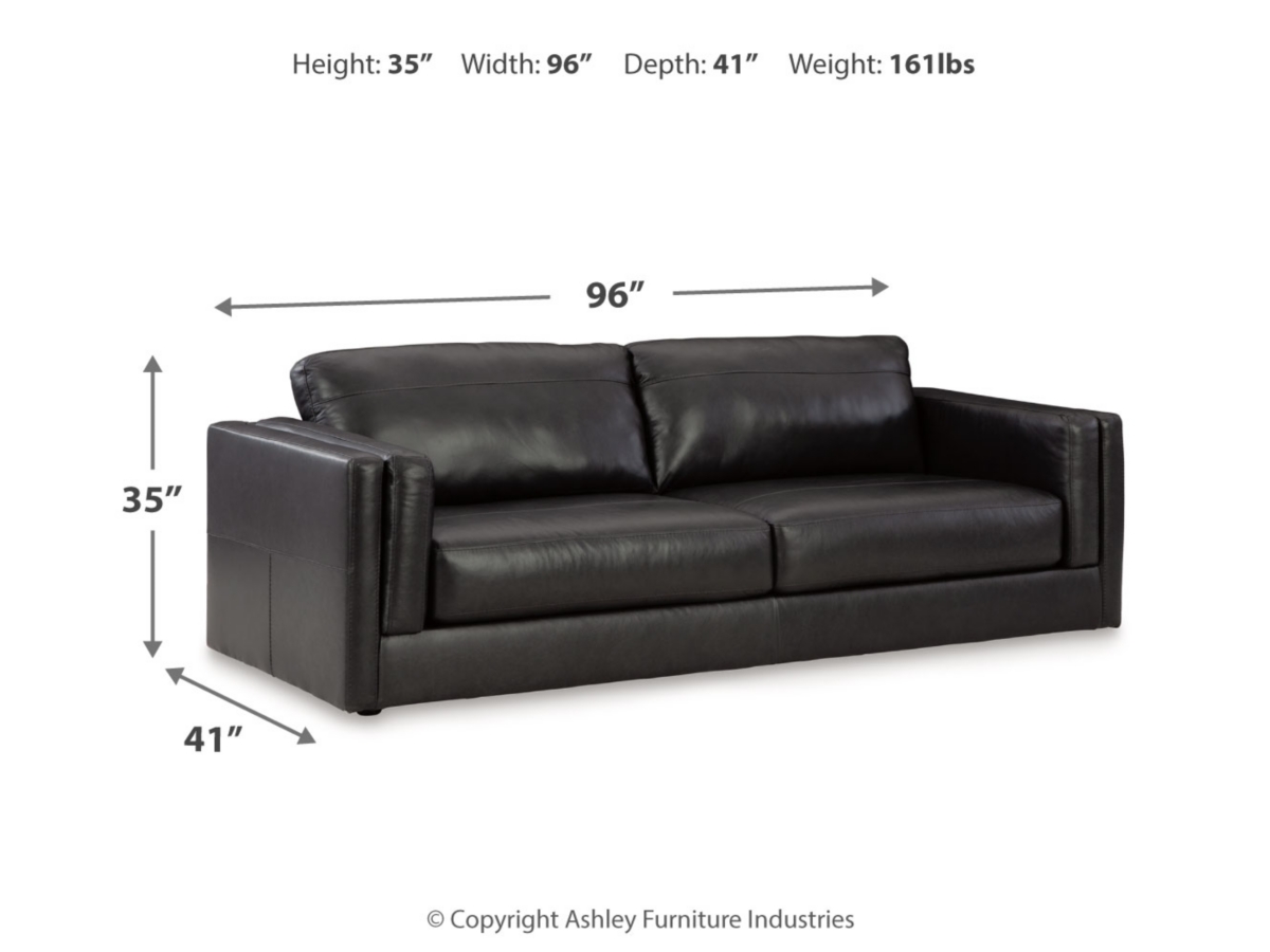 Amiata Sofa - Onyx Amiata Sofa - Onyx