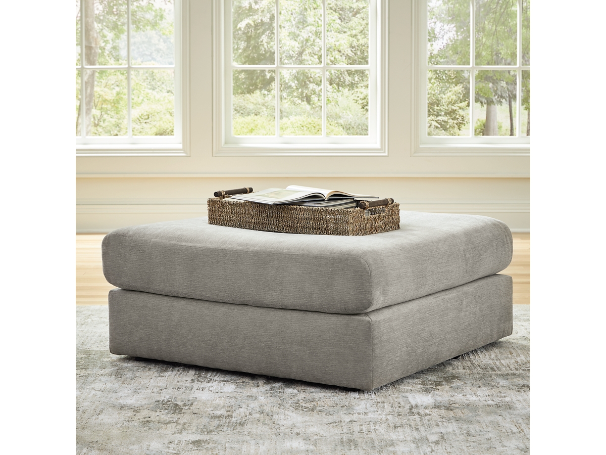 Avaliyah Oversized Accent Ottoman - Ash