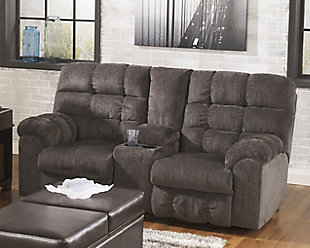 Acieona Reclining Loveseat with Console, , rollover