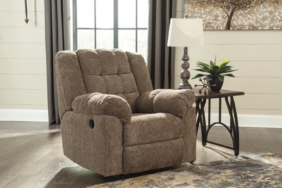 Ashley workhorse reclining sofa hot sale