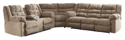 Workhorse 3-Piece Reclining Sectional, , large