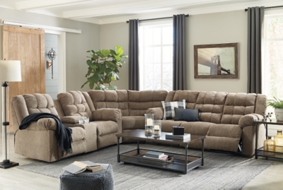 Workhorse 3-Piece Reclining Sectional