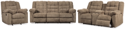 Workhorse Reclining Sofa, Loveseat and Recliner