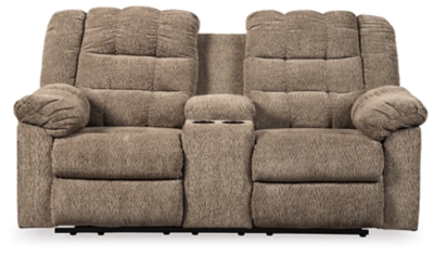 Workhorse Reclining Loveseat with Console, , large