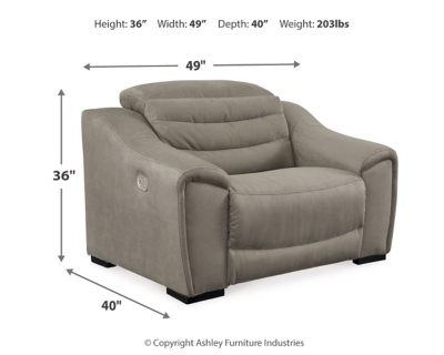 Next-Gen Gaucho Power Recliner, Putty, large