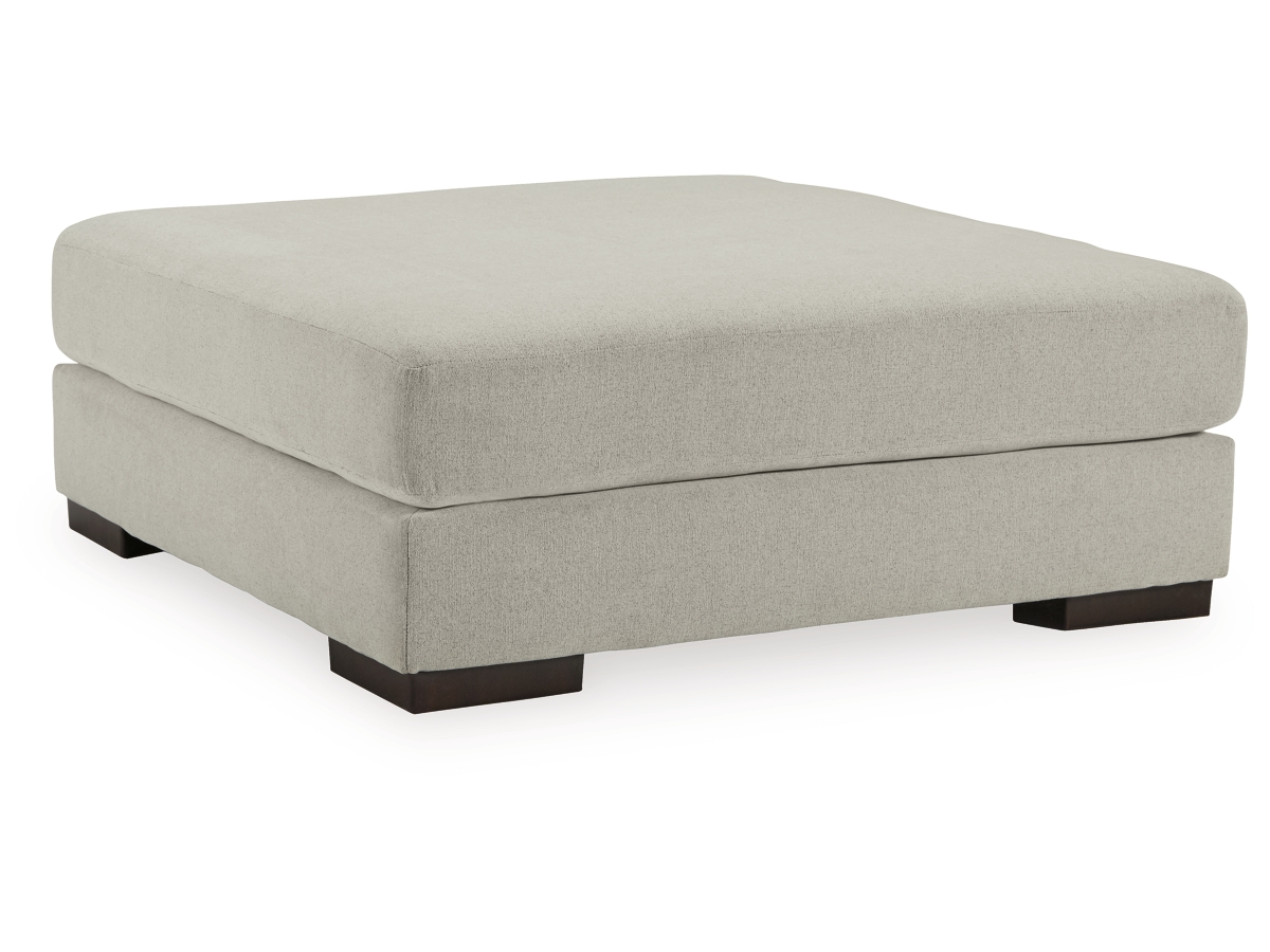 Artsie Oversized Accent Ottoman - Ash