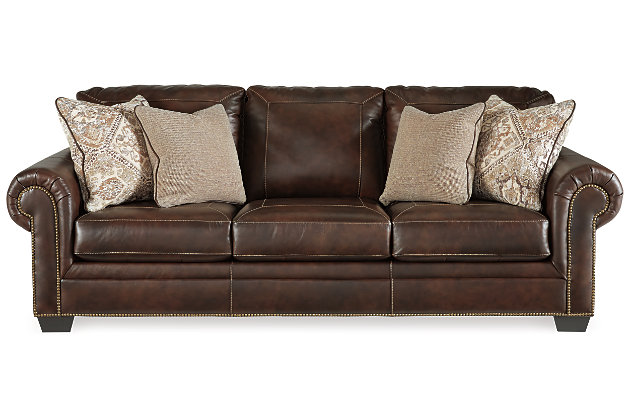 Roleson Sofa Ashley Furniture Home, Ashley Furniture Brown Leather Sofa And Loveseat