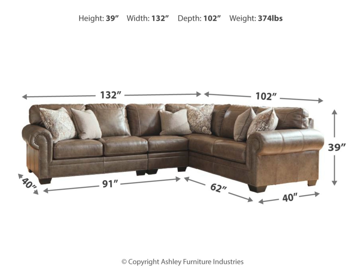Roleson 3 Piece Sectional Ashley
