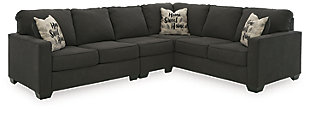 Lucina 3-Piece Sectional, Charcoal, large
