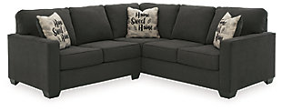 Lucina 2-Piece Sectional, Charcoal, large