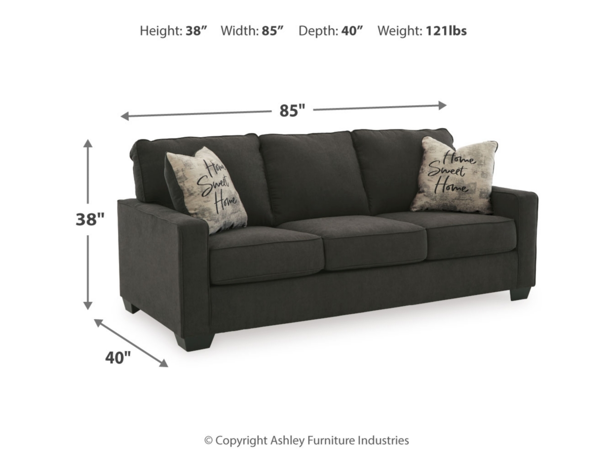 Black couches deals ashley furniture