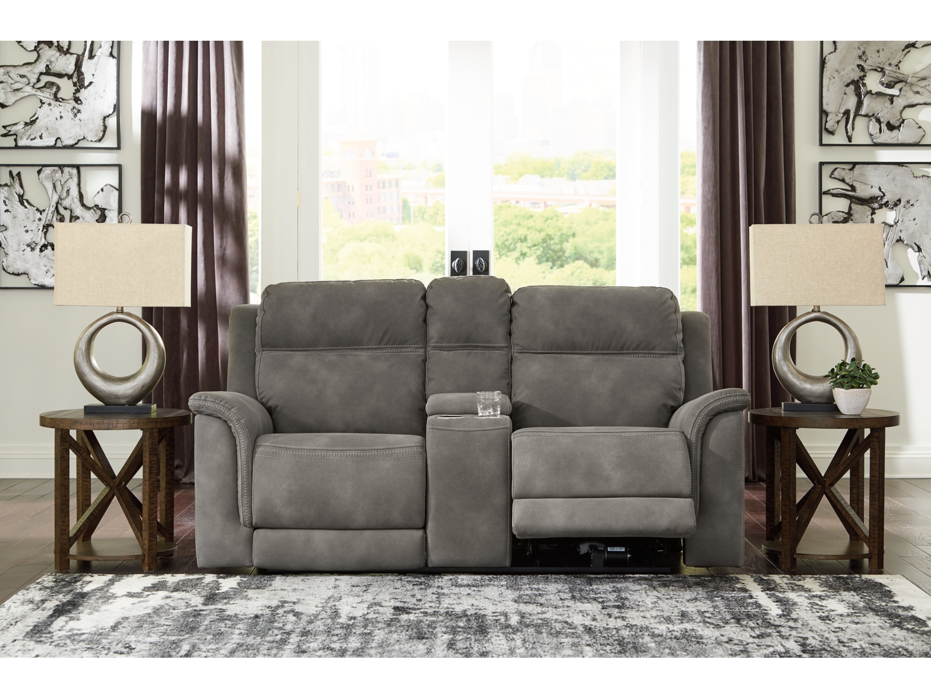 Image 4 of Next-Gen DuraPella Performance Fabric Dual Power Reclining Sofa, Loveseat 
