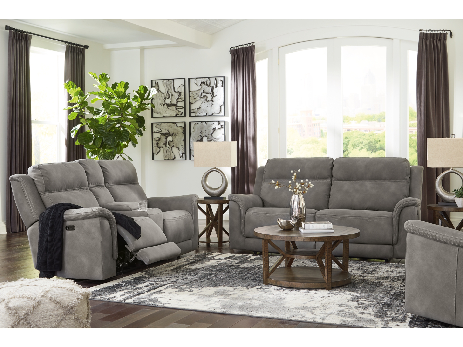 Image 0 of Next-Gen DuraPella Performance Fabric Dual Power Reclining Sofa, Loveseat 