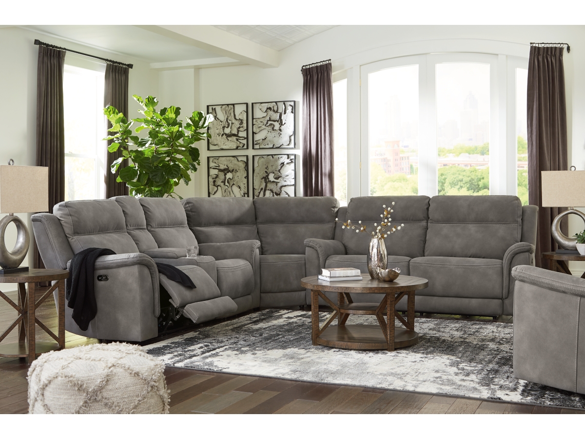 Next-Gen DuraPella Performance Fabric Dual Power Reclining 3