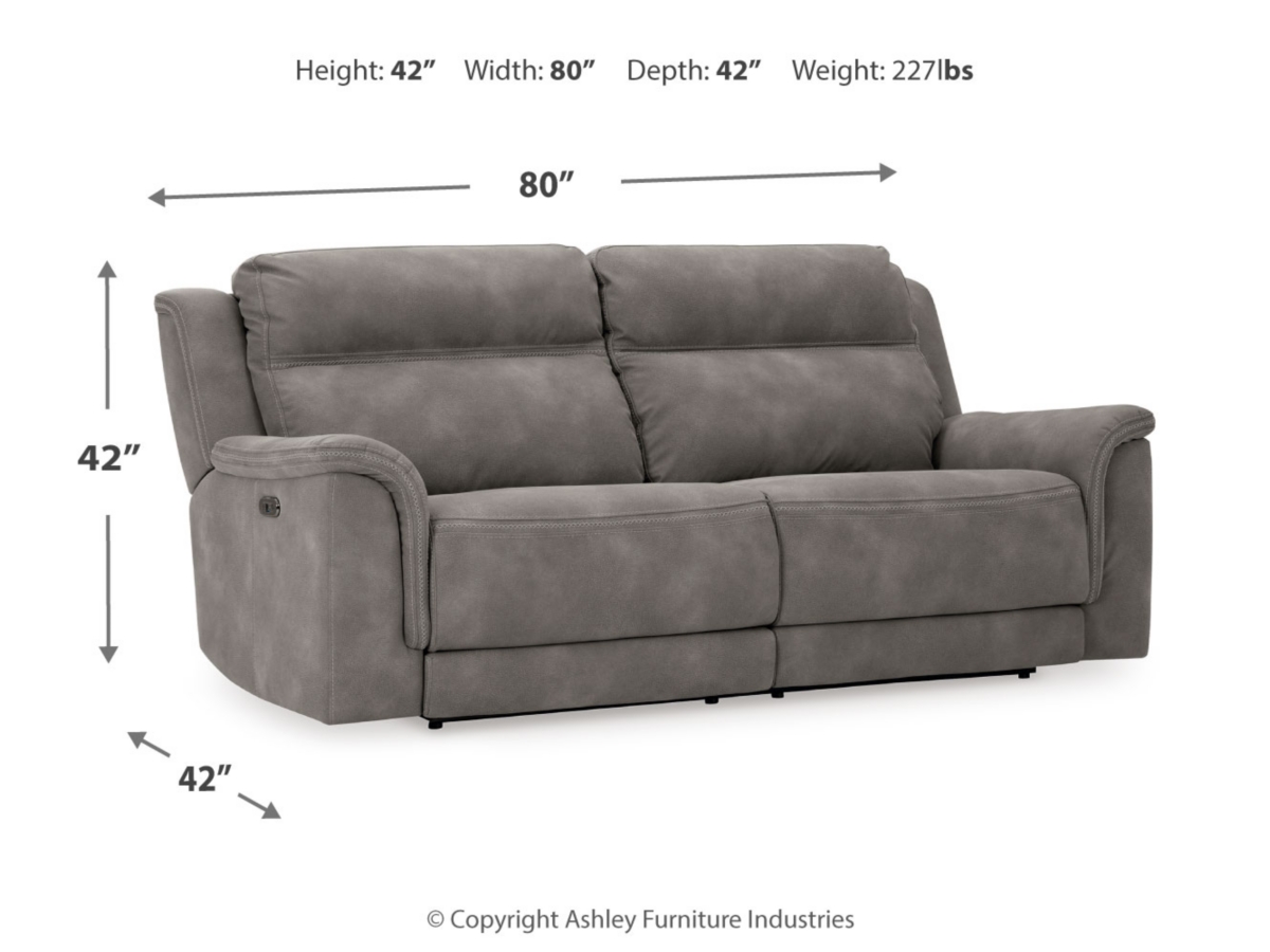 Next-Gen DuraPella Performance Fabric Dual Power Reclining