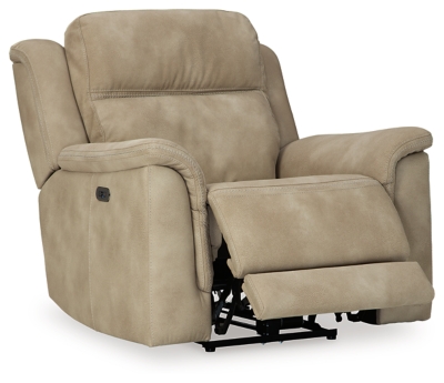 It’s time to rethink the way you relax—and time to experience the joys of the Next-Gen DuraPella power recliner. Taking a fashion-forward approach to the art of relaxation, the recliner—with a one-touch power control and an energy-efficient USB plug-in—will elevate your style and raise your standard of living. Its zero-gravity mechanism lifts the ottoman higher than traditional recliners to improve circulation. And talk about low maintenance. This designer recliner is wrapped in durable, water-repellent upholstery that's family- and pet-friendly.One-touch power control with adjustable positions, Easy View™ adjustable headrest and zero-draw USB plug-in | Zero-draw technology only consumes power when the USB receptacle is in use | Corner-blocked frame with metal reinforced seat | Attached back and seat cushions | High-resiliency foam cushions wrapped in thick poly fiber | Zero-gravity mechanism (raises the ottoman to improve circulation) | Extended ottoman for enhanced comfort | Water-repellent polyester/polyurethane (faux leather) upholstery | Power cord included; UL Listed | Estimated Assembly Time: 15 Minutes