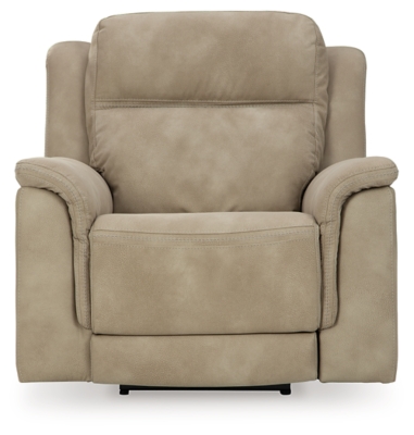 It’s time to rethink the way you relax—and time to experience the joys of the Next-Gen DuraPella power recliner. Taking a fashion-forward approach to the art of relaxation, the recliner—with a one-touch power control and an energy-efficient USB plug-in—will elevate your style and raise your standard of living. Its zero-gravity mechanism lifts the ottoman higher than traditional recliners to improve circulation. And talk about low maintenance. This designer recliner is wrapped in durable, water-repellent upholstery that's family- and pet-friendly.One-touch power control with adjustable positions, Easy View™ adjustable headrest and zero-draw USB plug-in | Zero-draw technology only consumes power when the USB receptacle is in use | Corner-blocked frame with metal reinforced seat | Attached back and seat cushions | High-resiliency foam cushions wrapped in thick poly fiber | Zero-gravity mechanism (raises the ottoman to improve circulation) | Extended ottoman for enhanced comfort | Water-repellent polyester/polyurethane (faux leather) upholstery | Power cord included; UL Listed | Estimated Assembly Time: 15 Minutes