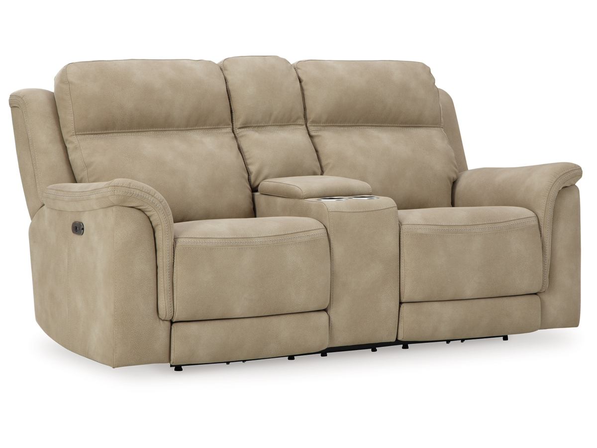 Next-Gen Power Reclining Loveseat with Console - Slate