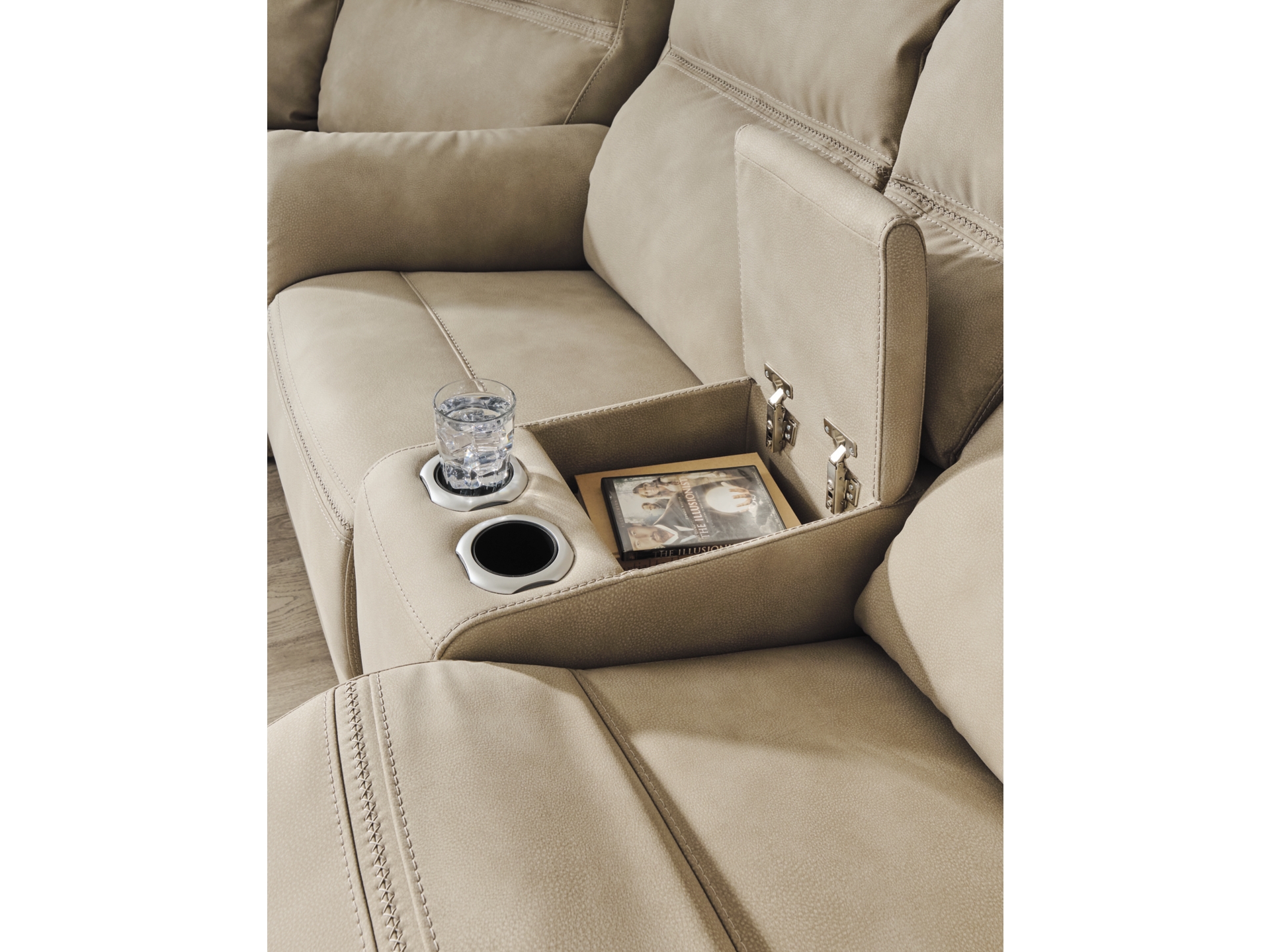 Image 2 of Next-Gen DuraPella Performance Fabric Dual Power Reclining Sofa and Loveseat