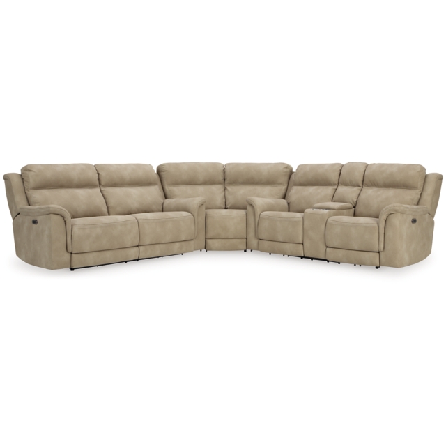 Next-Gen DuraPella 3-Piece Performance Fabric Dual Power Reclining Sectional