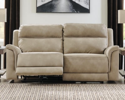 Next-Gen DuraPella Power Reclining Sofa, Sand, large