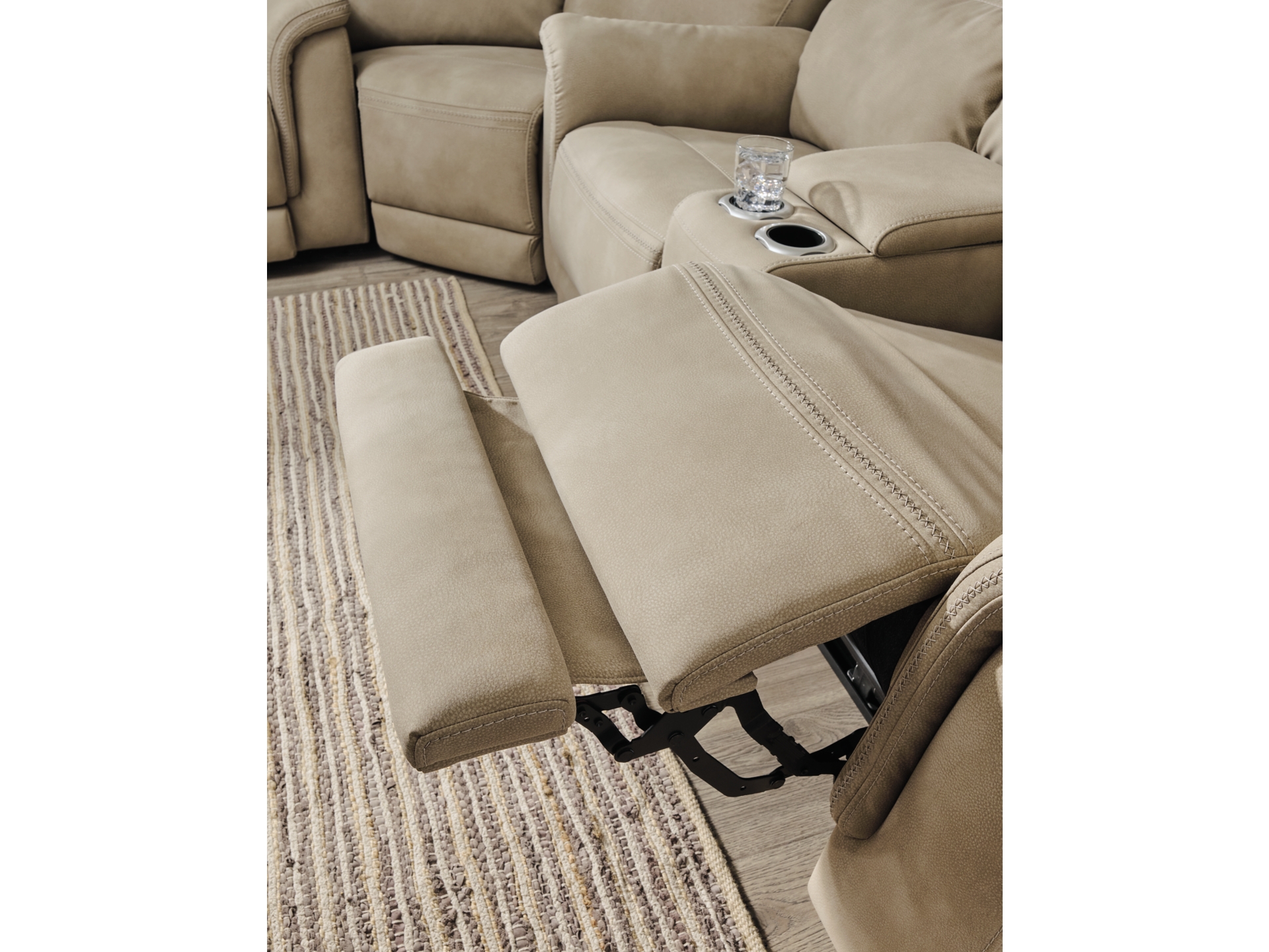 Image 3 of Next-Gen DuraPella Performance Fabric Dual Power Reclining Sofa and Loveseat
