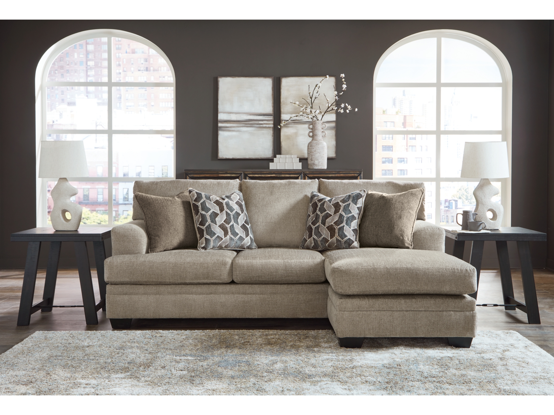 Image 5 of Stonemeade Sofa set taupe