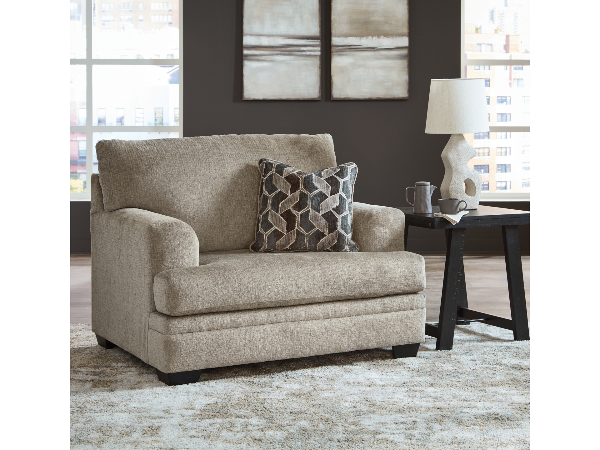 Image 2 of Stonemeade Sofa set taupe
