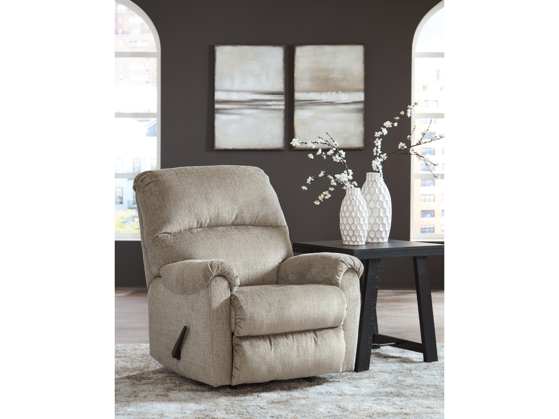 Image 1 of Nutmeg or Taupe Stonemeade Manual Rocker Recliner