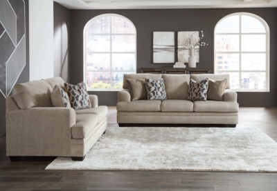 Stonemeade Sofa and Loveseat, Taupe