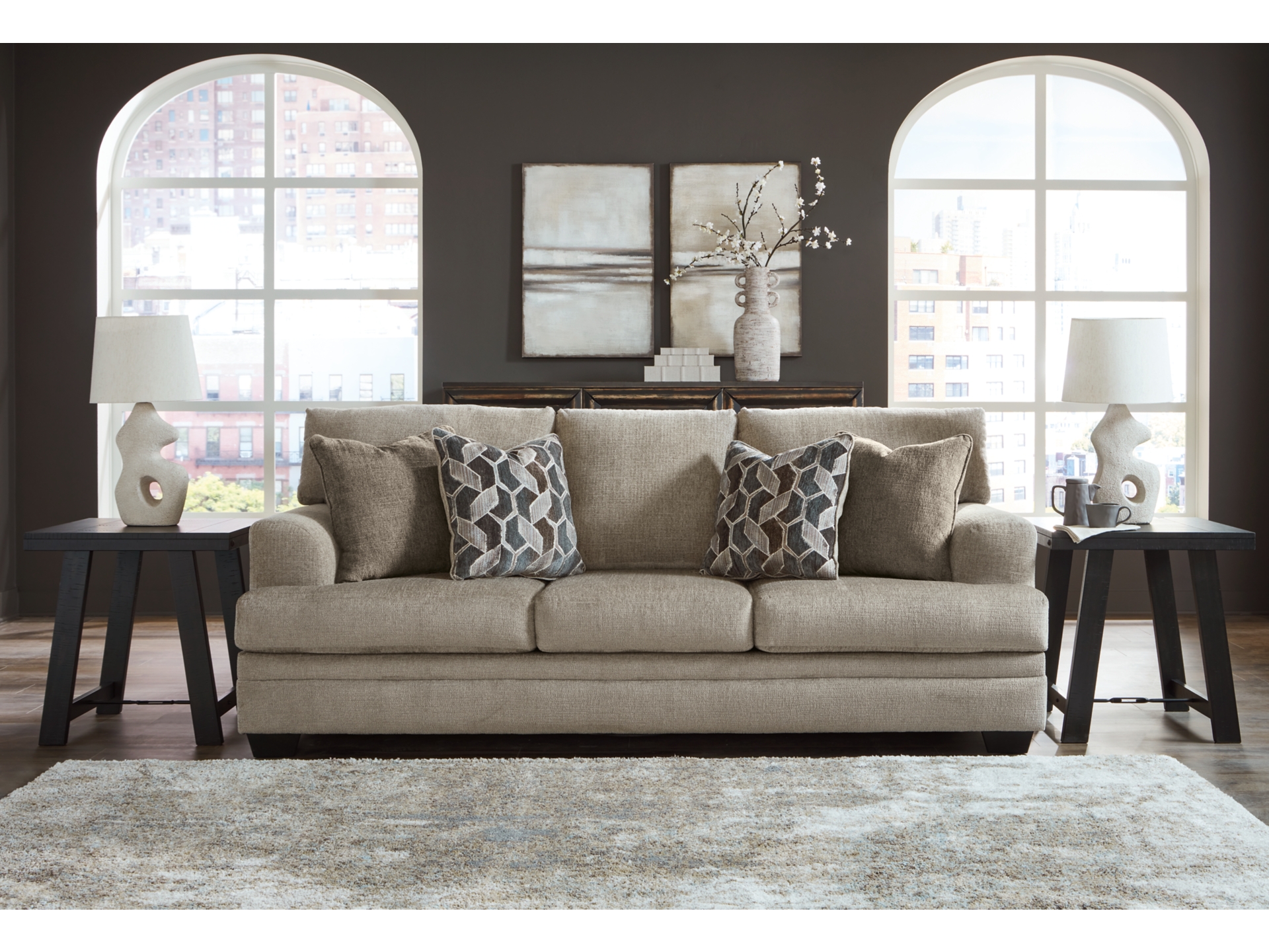 Image 0 of Stonemeade Sofa set taupe