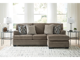 ◆PAULS BOUTIQUE◆ ZELLA CHARCOAL BROWN 5007074010 Zella 2-Piece Sectional with Chaise | Ashley