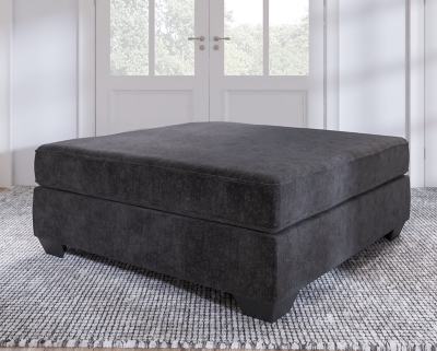 5960308 Lavernett Oversized Accent Ottoman, Charcoal sku 5960308