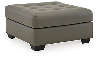Donlen Oversized Accent Ottoman, Gray, large