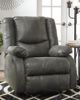 Bladewood Manual Recliner, Slate