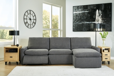 Hartsdale 3-Piece Right Arm Facing Reclining Sofa Chaise, , rollover