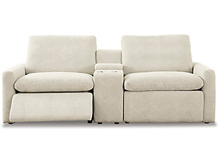 Hartsdale 3-Piece Power Reclining Sectional Loveseat with Console, Linen, large