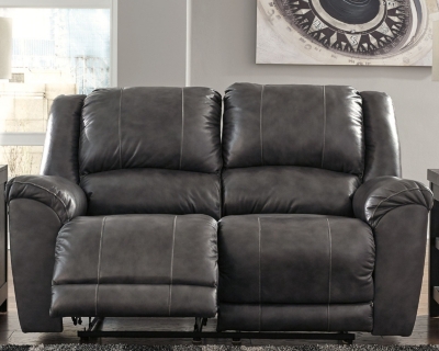 Persiphone Power Reclining Loveseat, Charcoal, large