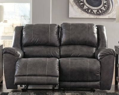 Persiphone Reclining Loveseat, Charcoal, large