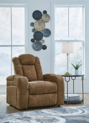 Wolfridge Dual Power Recliner, Brindle