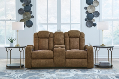 Wolfridge Power Reclining Loveseat, , rollover
